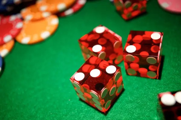 Baccarat card dealing on live studio